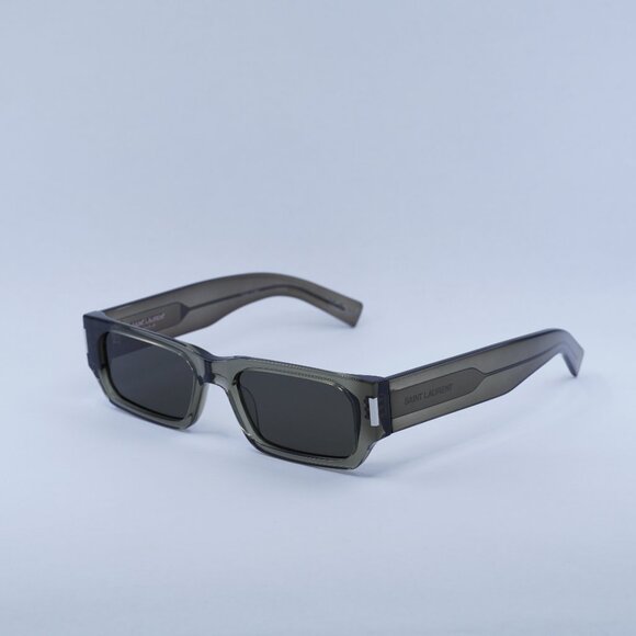 🕶️ New Saint Laurent SL660 003 Sunglasses - Brown Frame, Grey Lenses - Picture 1 of 11